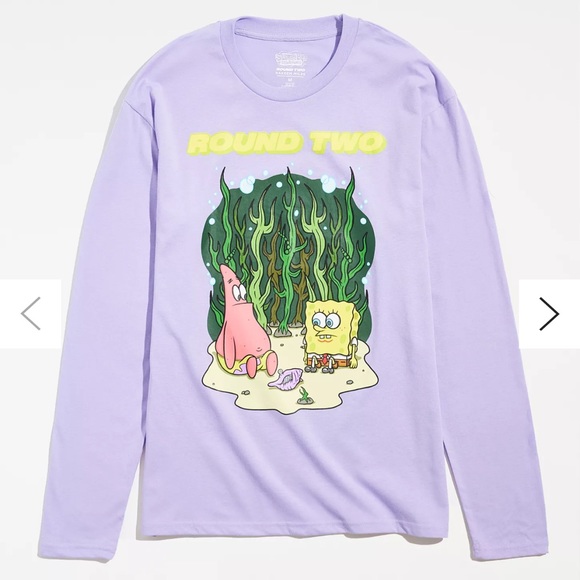 Urban Outfitters Other - nwt Round Two X Nickelodeon UO Rakeem Miles SpongeBob Long Sleeve Tee